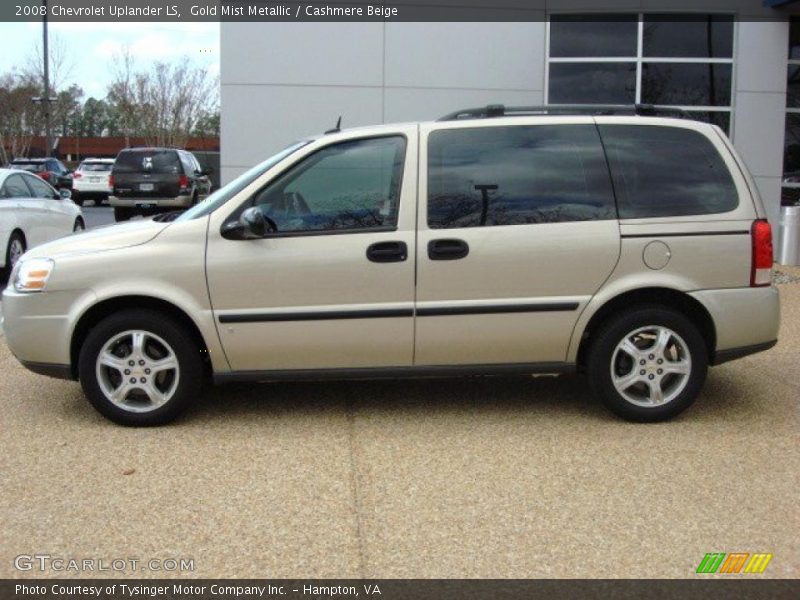  2008 Uplander LS Gold Mist Metallic