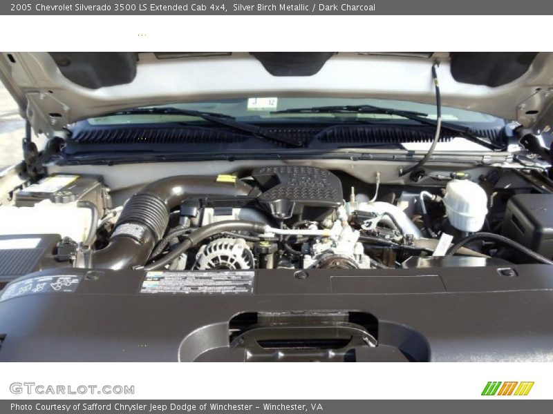 Silver Birch Metallic / Dark Charcoal 2005 Chevrolet Silverado 3500 LS Extended Cab 4x4