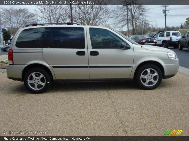 Gold Mist Metallic / Cashmere Beige 2008 Chevrolet Uplander LS