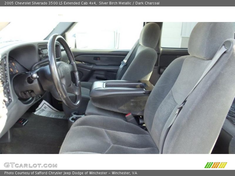  2005 Silverado 3500 LS Extended Cab 4x4 Dark Charcoal Interior