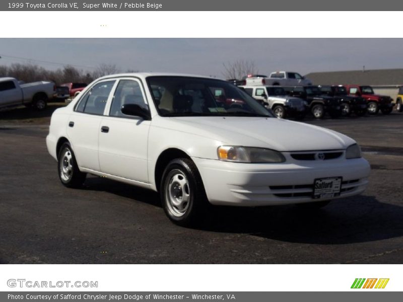  1999 Corolla VE Super White