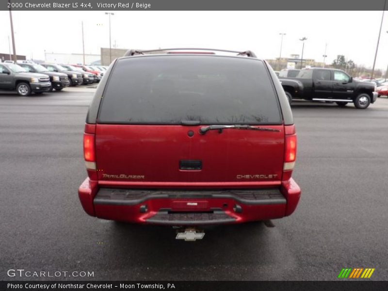 Victory Red / Beige 2000 Chevrolet Blazer LS 4x4