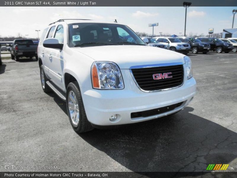 Summit White / Light Tan 2011 GMC Yukon SLT 4x4