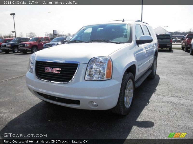 Summit White / Light Tan 2011 GMC Yukon SLT 4x4