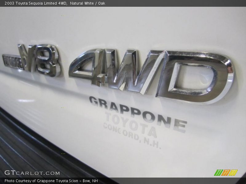 Natural White / Oak 2003 Toyota Sequoia Limited 4WD