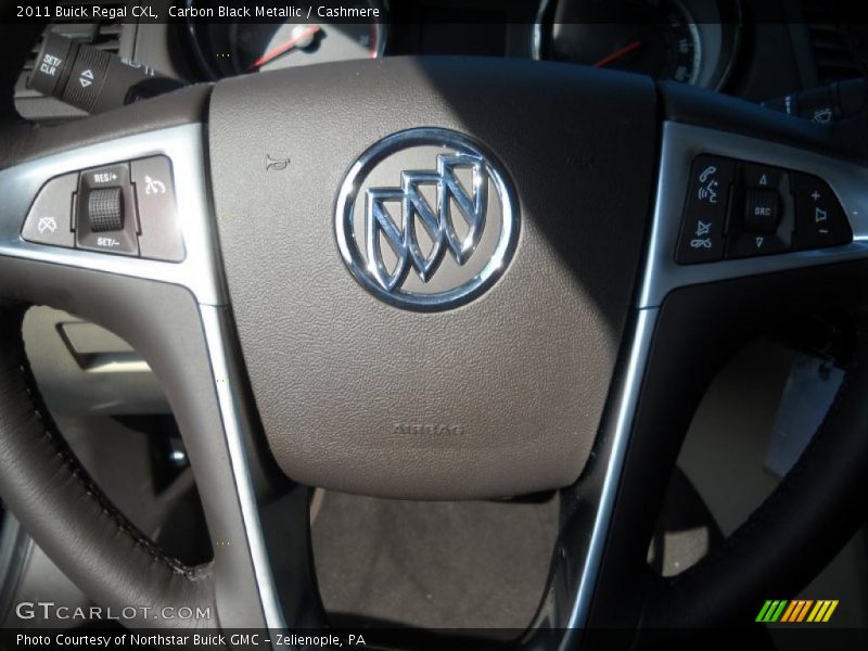 Carbon Black Metallic / Cashmere 2011 Buick Regal CXL