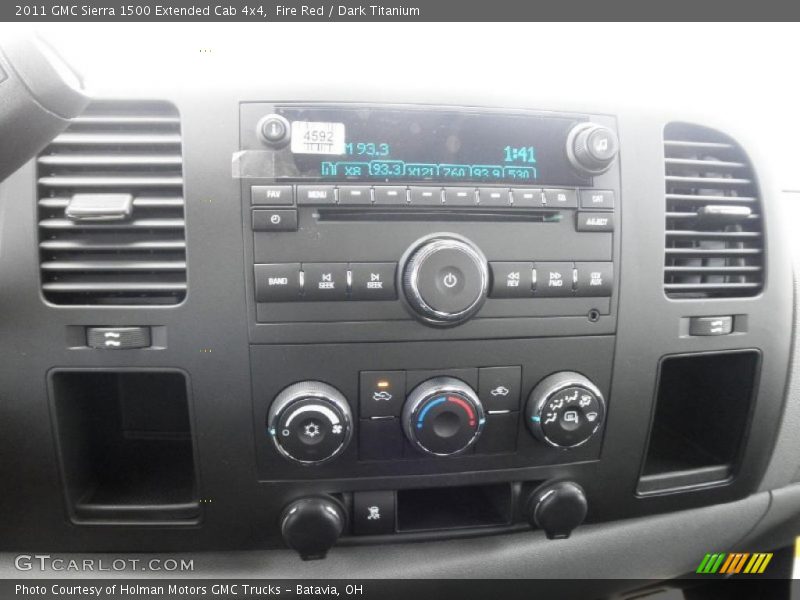 Fire Red / Dark Titanium 2011 GMC Sierra 1500 Extended Cab 4x4