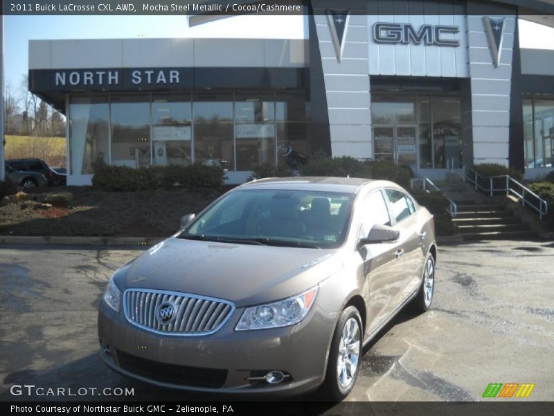 Mocha Steel Metallic / Cocoa/Cashmere 2011 Buick LaCrosse CXL AWD
