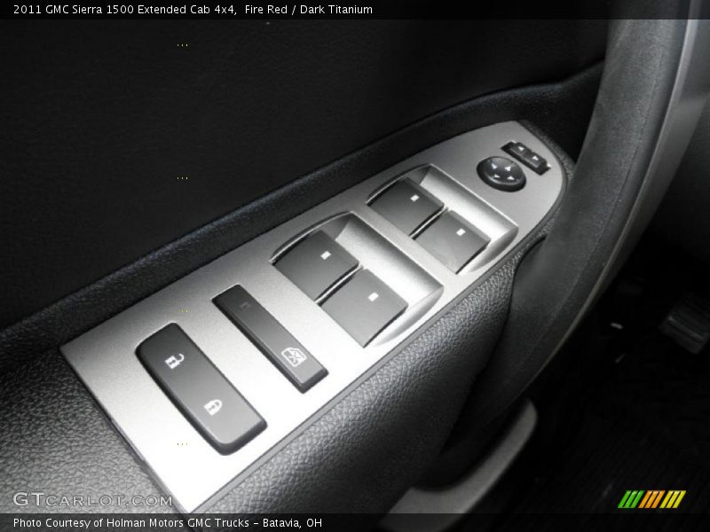 Fire Red / Dark Titanium 2011 GMC Sierra 1500 Extended Cab 4x4