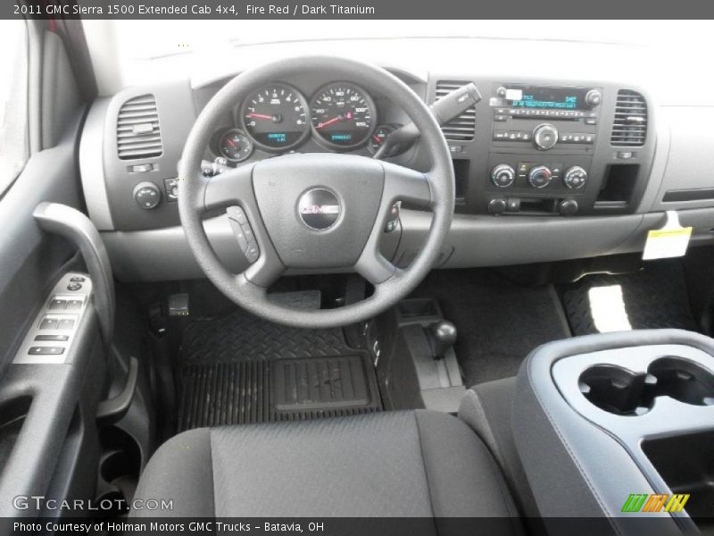 Fire Red / Dark Titanium 2011 GMC Sierra 1500 Extended Cab 4x4