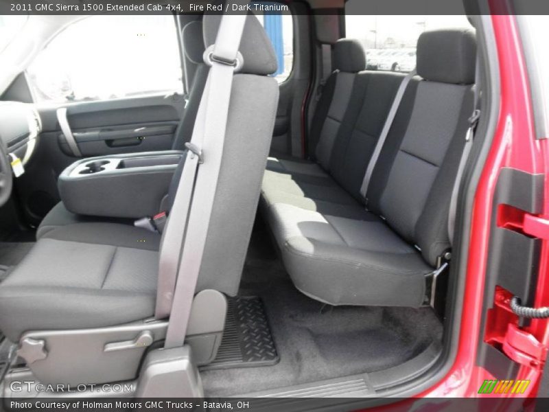 Fire Red / Dark Titanium 2011 GMC Sierra 1500 Extended Cab 4x4