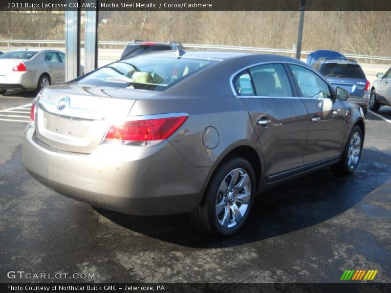 Mocha Steel Metallic / Cocoa/Cashmere 2011 Buick LaCrosse CXL AWD
