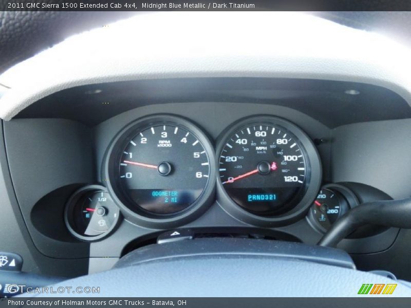  2011 Sierra 1500 Extended Cab 4x4 Extended Cab 4x4 Gauges