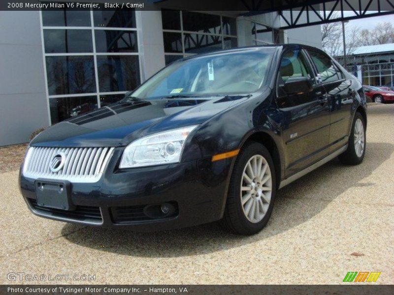 Black / Camel 2008 Mercury Milan V6 Premier