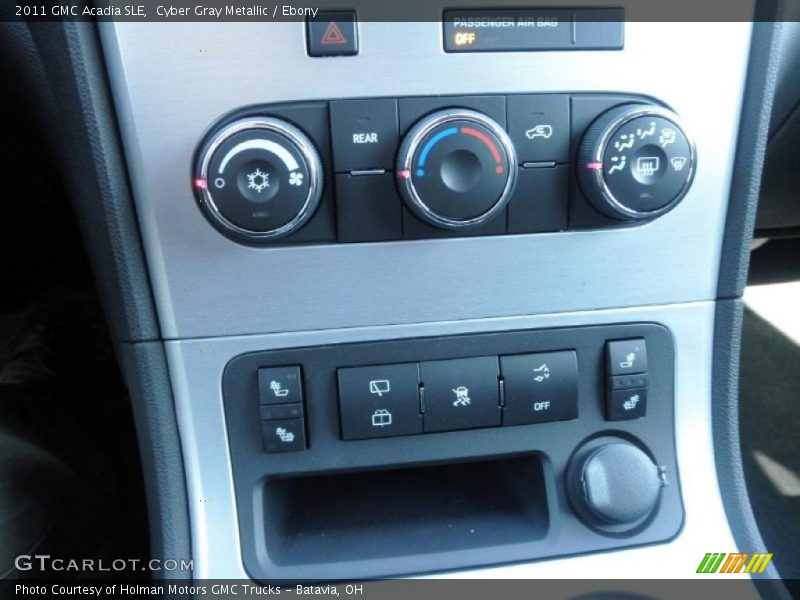 Cyber Gray Metallic / Ebony 2011 GMC Acadia SLE