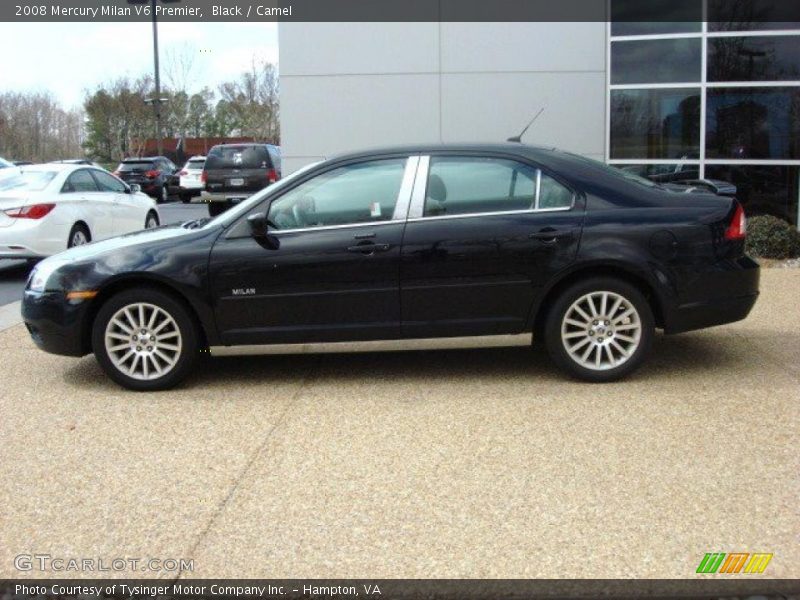 Black / Camel 2008 Mercury Milan V6 Premier