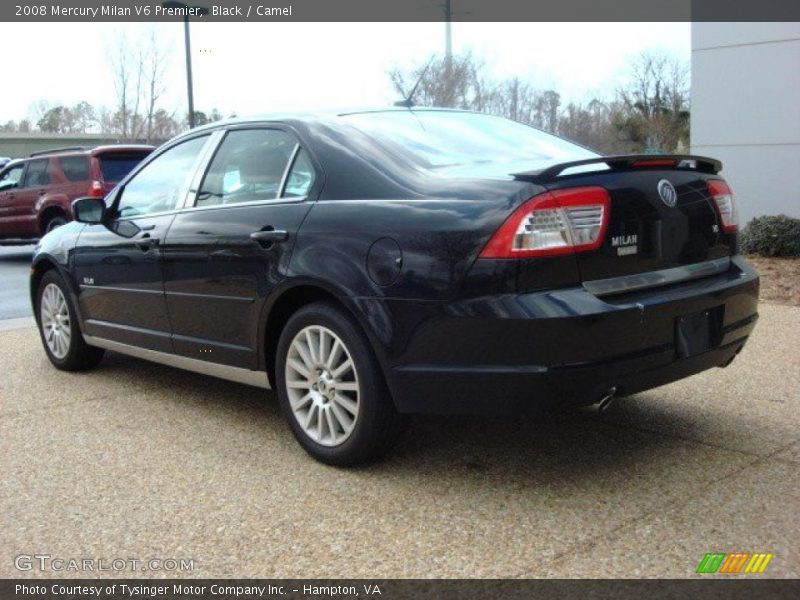 Black / Camel 2008 Mercury Milan V6 Premier
