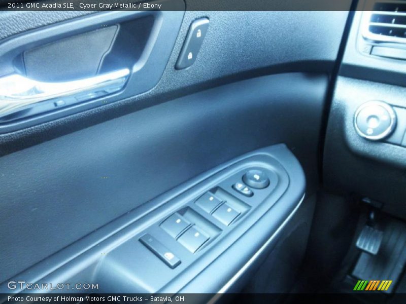Cyber Gray Metallic / Ebony 2011 GMC Acadia SLE