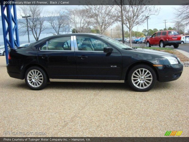 Black / Camel 2008 Mercury Milan V6 Premier