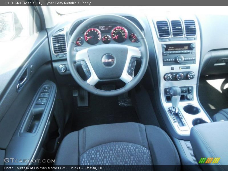 Cyber Gray Metallic / Ebony 2011 GMC Acadia SLE