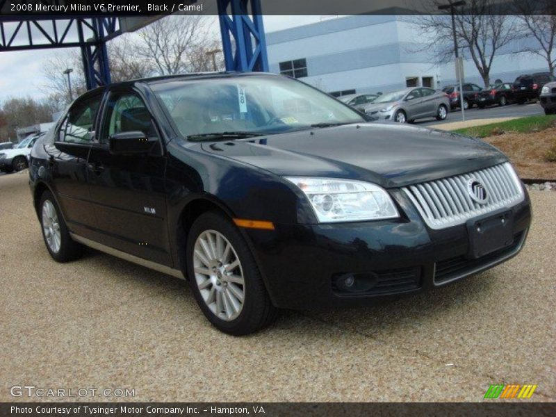 Black / Camel 2008 Mercury Milan V6 Premier