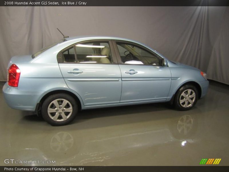 Ice Blue / Gray 2008 Hyundai Accent GLS Sedan