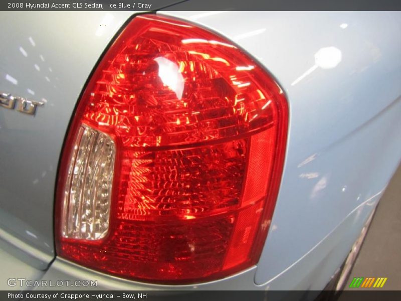 Ice Blue / Gray 2008 Hyundai Accent GLS Sedan