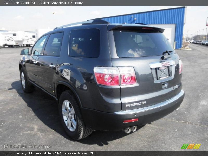Cyber Gray Metallic / Ebony 2011 GMC Acadia SLE