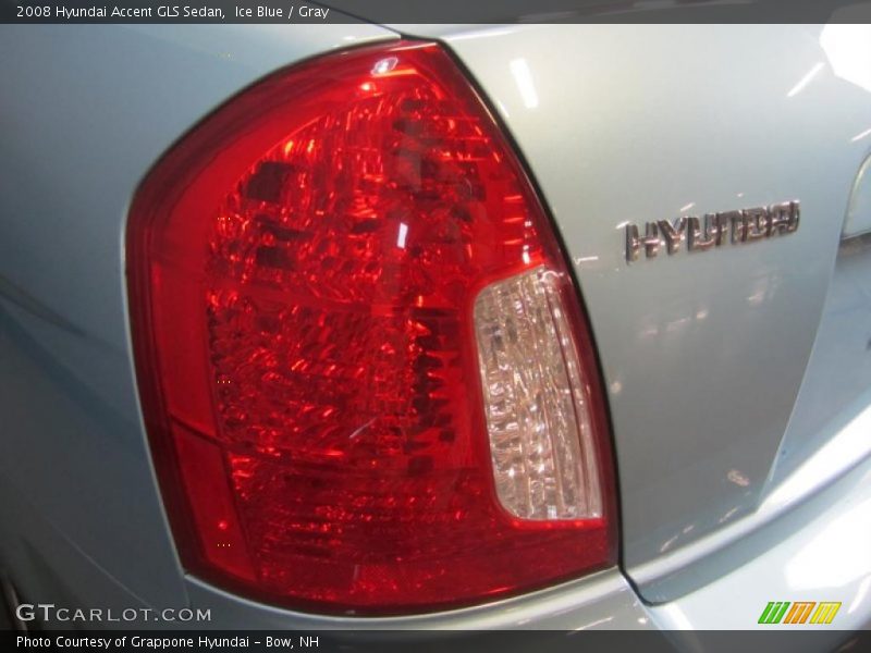 Ice Blue / Gray 2008 Hyundai Accent GLS Sedan
