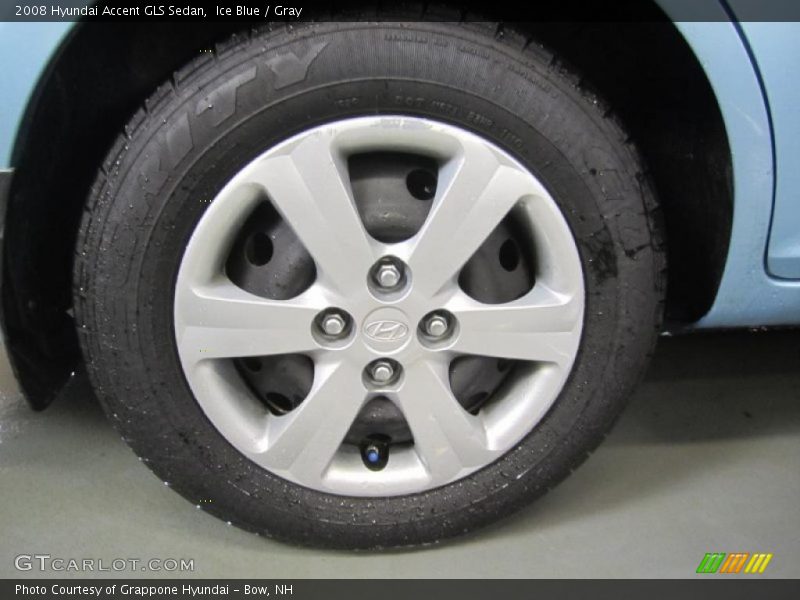 Ice Blue / Gray 2008 Hyundai Accent GLS Sedan
