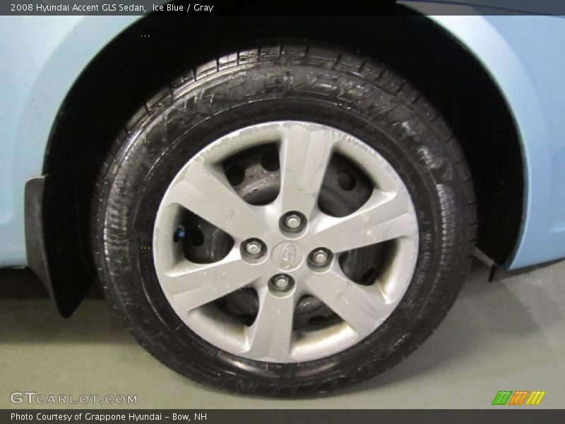 Ice Blue / Gray 2008 Hyundai Accent GLS Sedan