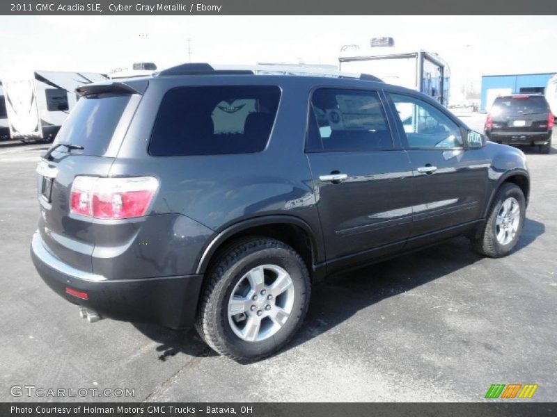 Cyber Gray Metallic / Ebony 2011 GMC Acadia SLE