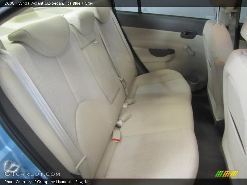 Ice Blue / Gray 2008 Hyundai Accent GLS Sedan
