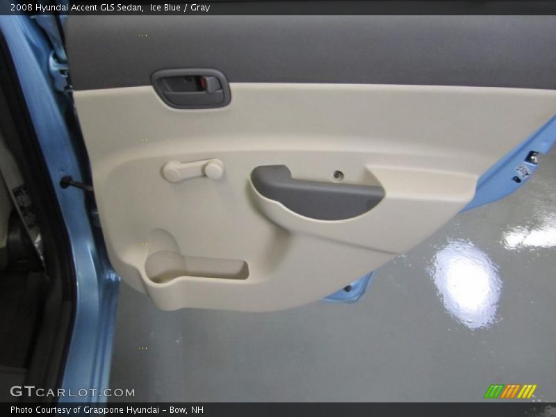 Ice Blue / Gray 2008 Hyundai Accent GLS Sedan