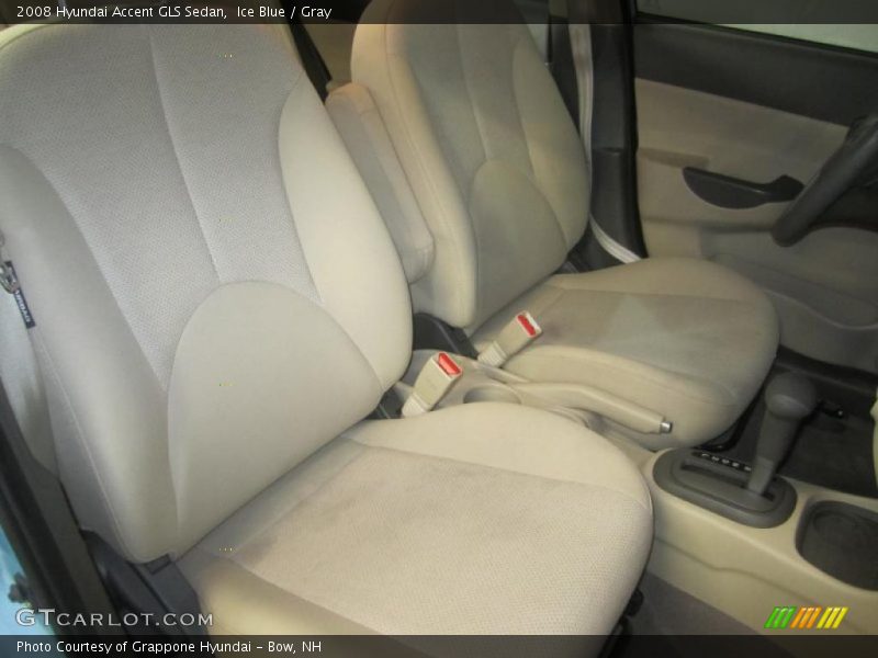 Ice Blue / Gray 2008 Hyundai Accent GLS Sedan