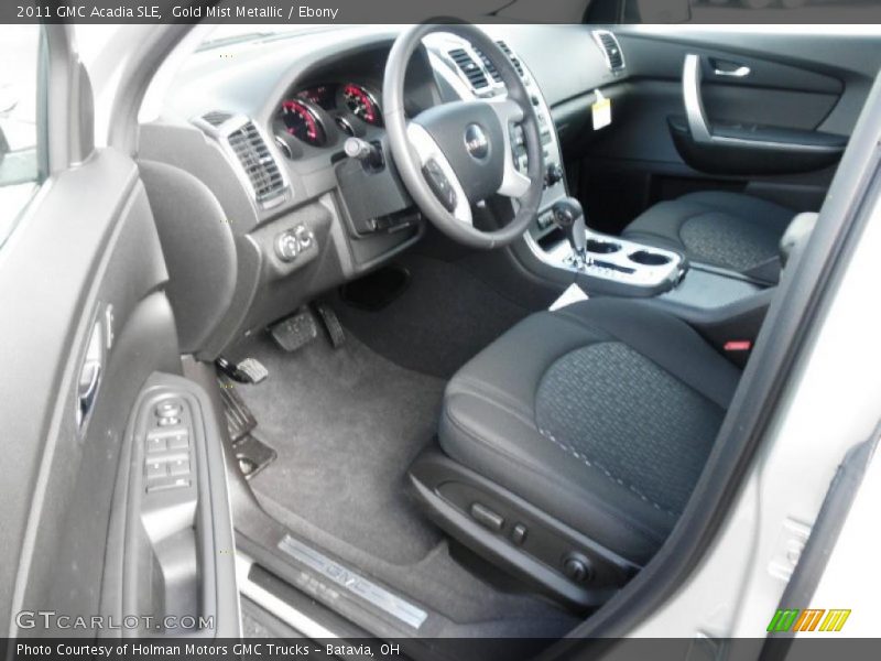 Gold Mist Metallic / Ebony 2011 GMC Acadia SLE