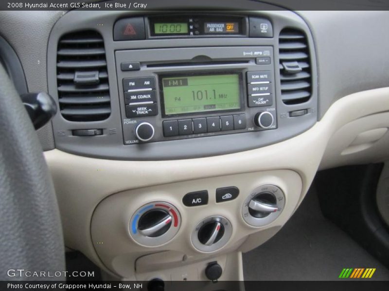 Ice Blue / Gray 2008 Hyundai Accent GLS Sedan