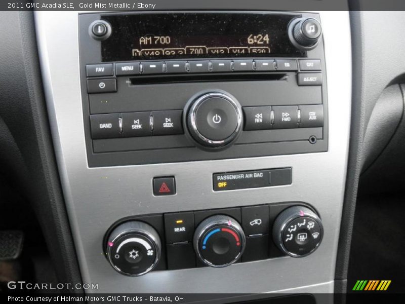 Gold Mist Metallic / Ebony 2011 GMC Acadia SLE