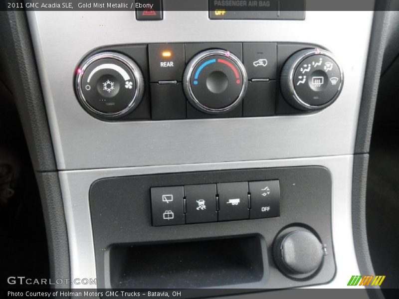 Gold Mist Metallic / Ebony 2011 GMC Acadia SLE