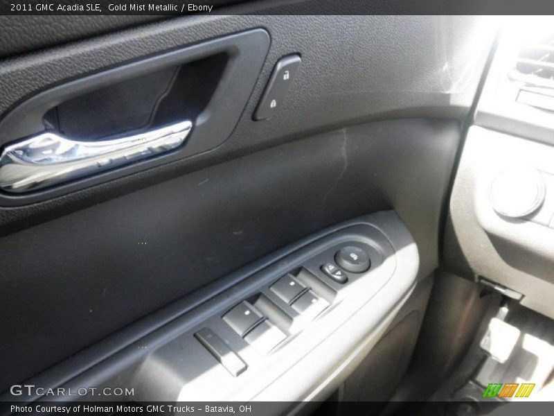 Gold Mist Metallic / Ebony 2011 GMC Acadia SLE