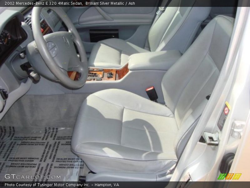 Brilliant Silver Metallic / Ash 2002 Mercedes-Benz E 320 4Matic Sedan
