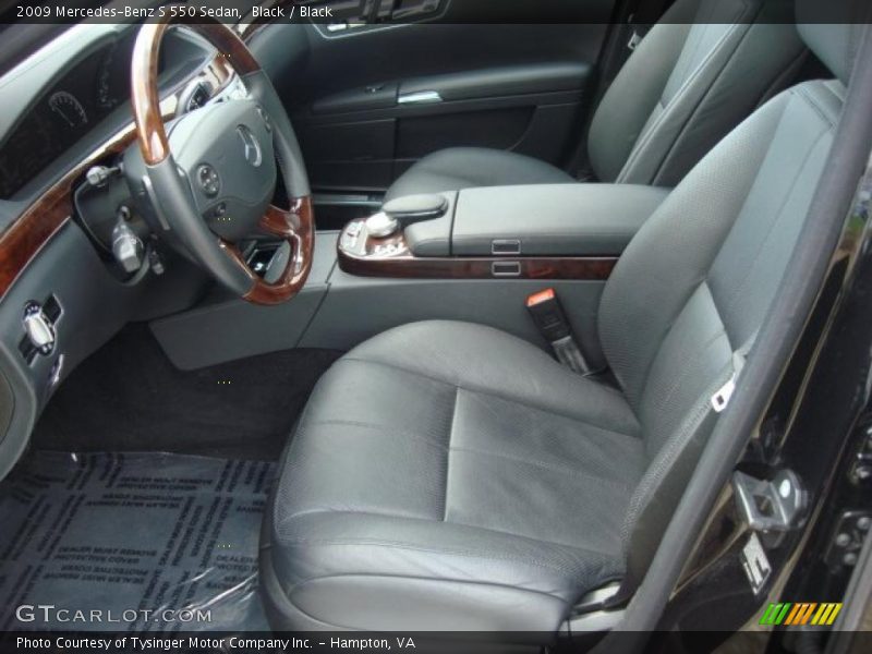  2009 S 550 Sedan Black Interior