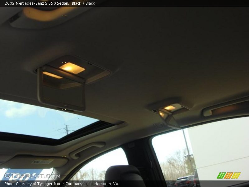 Black / Black 2009 Mercedes-Benz S 550 Sedan