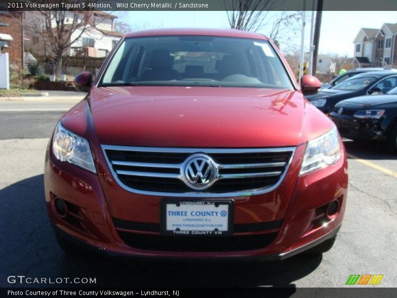 Wild Cherry Metallic / Sandstone 2011 Volkswagen Tiguan S 4Motion