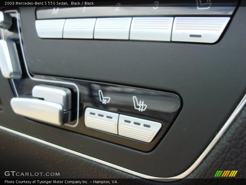 Black / Black 2009 Mercedes-Benz S 550 Sedan