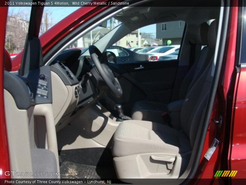 Wild Cherry Metallic / Sandstone 2011 Volkswagen Tiguan S 4Motion