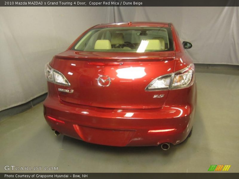 Copper Red Mica / Dune Beige 2010 Mazda MAZDA3 s Grand Touring 4 Door