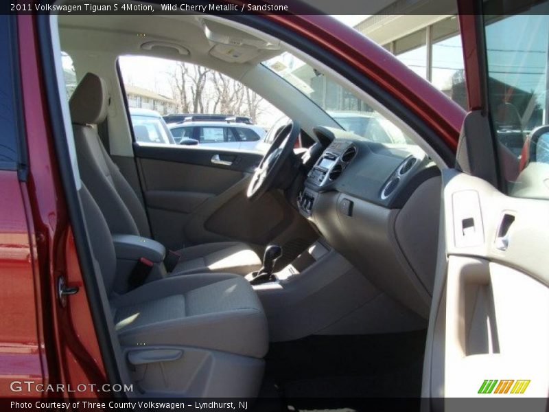Wild Cherry Metallic / Sandstone 2011 Volkswagen Tiguan S 4Motion