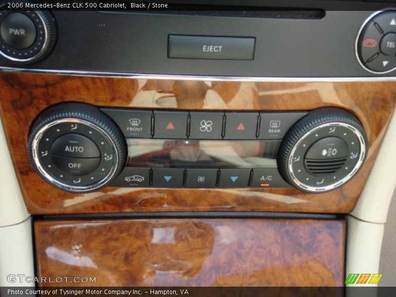Black / Stone 2006 Mercedes-Benz CLK 500 Cabriolet
