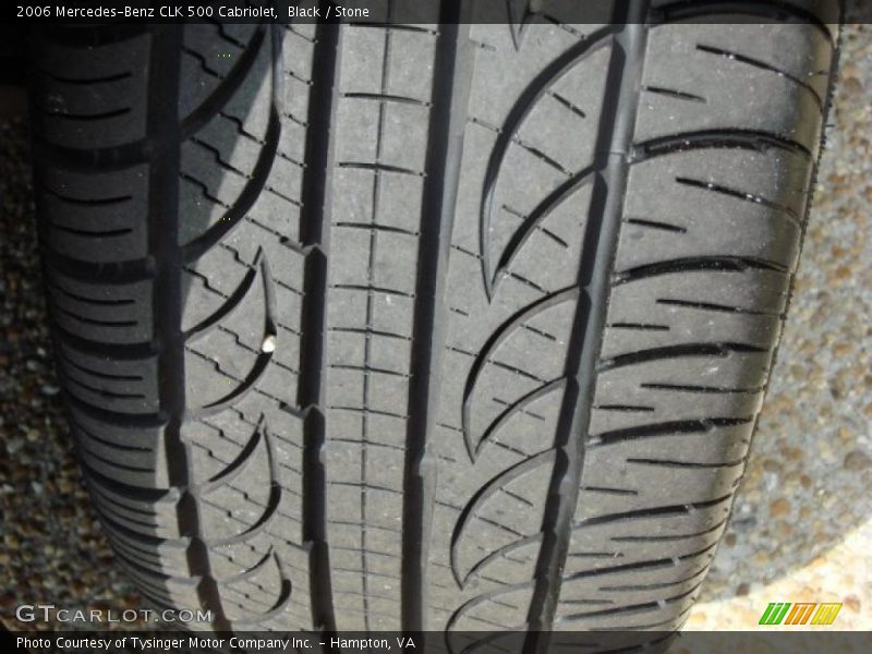 Black / Stone 2006 Mercedes-Benz CLK 500 Cabriolet